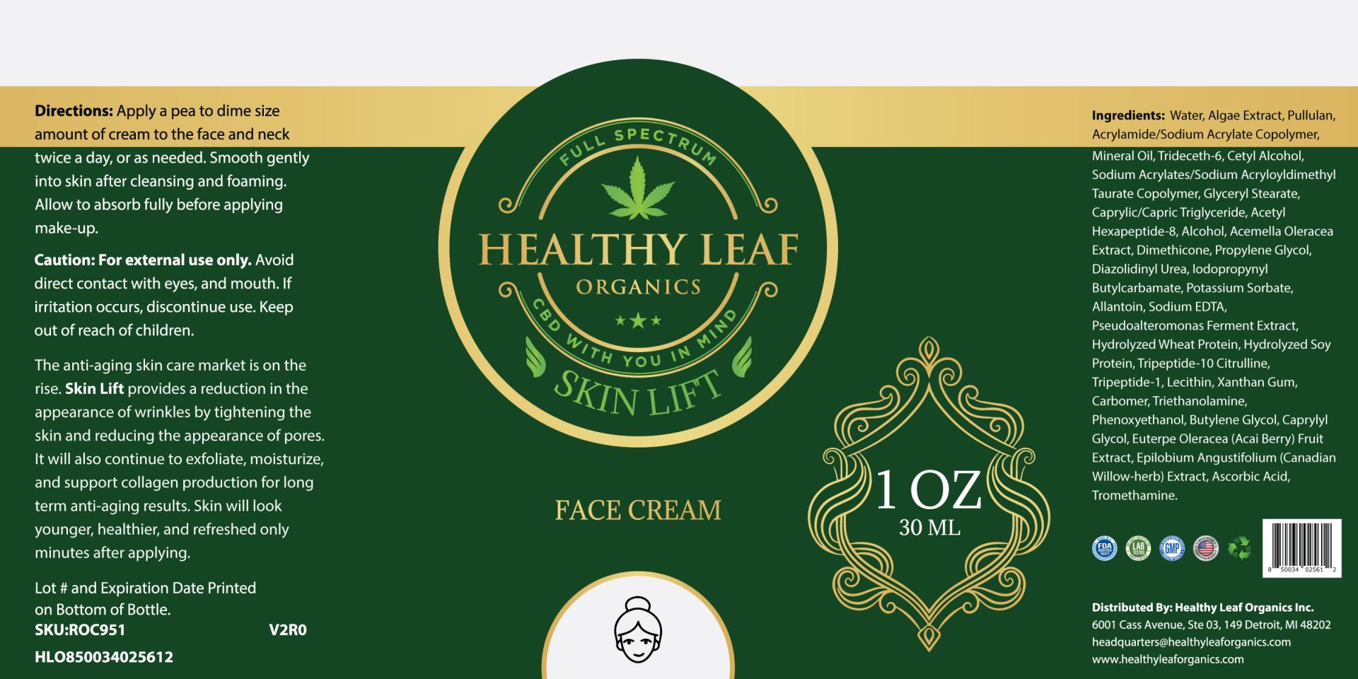 "Skin Lift" Face Cream HLO951