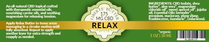 Liberte' Relax Body Butter 175mg