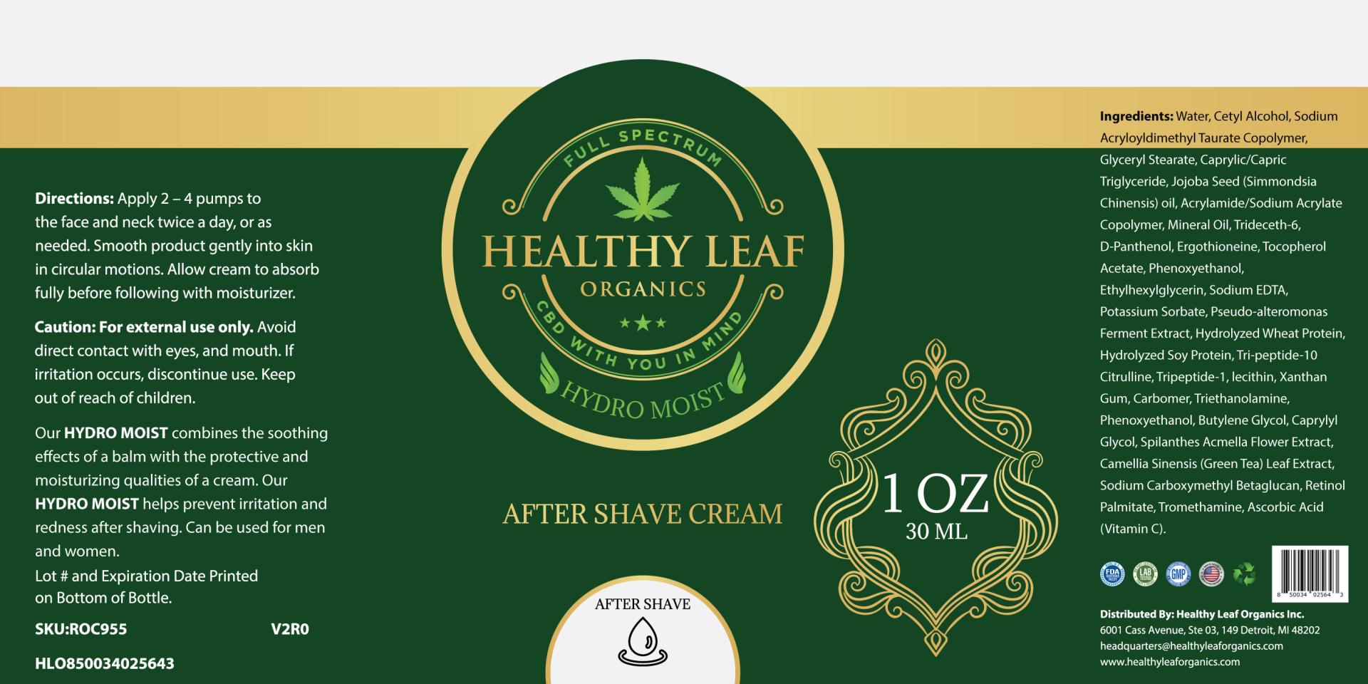 "Hydro Moist" After Shave Cream HLO955